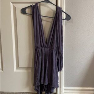 Lulu’s plum multi-way romper size XS